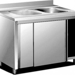 Λάντζα κλειστή με 2 γούρνες 50x50x30 ή 40x40x25 LC-126-2