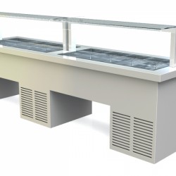 Βιτρίνα θερμή self service VL-142-C