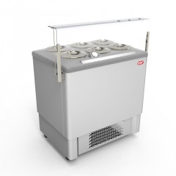 Ψυγείο Παγωτού Festival 6 Inox