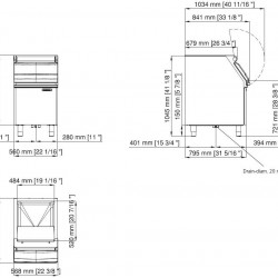 Scotsman Αποθήκη Πάγου SB 193 Χωρητικότητας 129kg