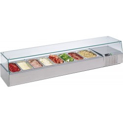 Βιτρίνα επιτραπέζια σαλατών VETRO5